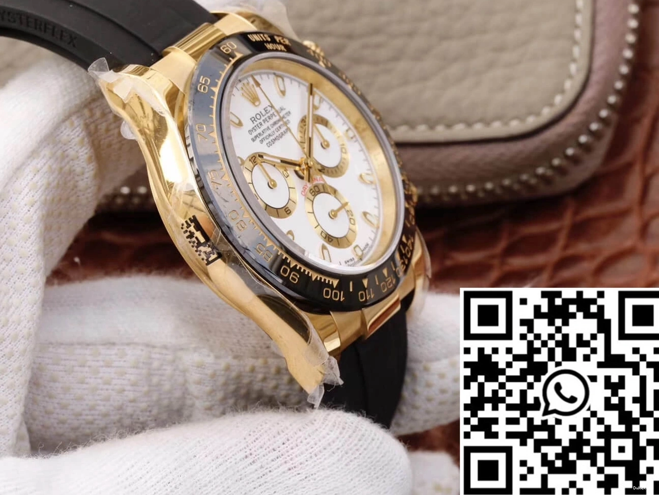 JH Daytona White Dial Rolex M116518ln-0041 Cosmograph Factory 1114